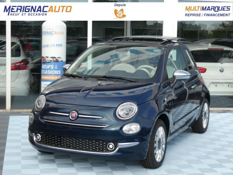 Fiat 500 1.0 70 BSG Hybrid BV6 LOUNGE TOIT OUVRANT GPS (10 Options